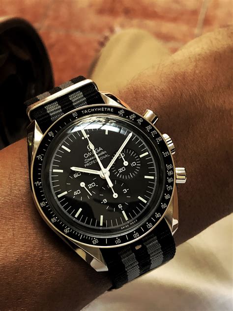 best nato strap for omega speedmaster|omega nato strap for sale.